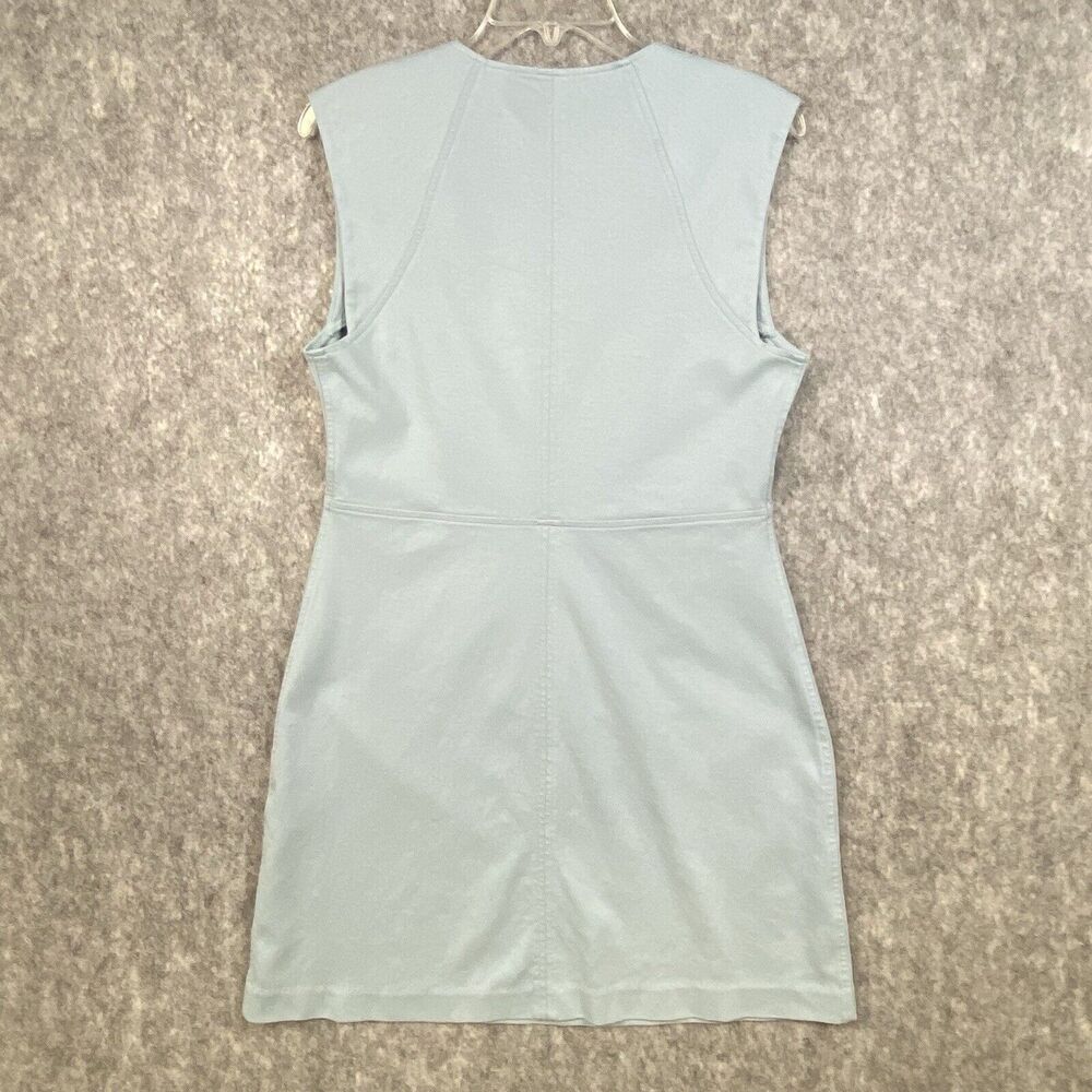 Everlane Dress Womens Large Light Blue The 90s Mini Short Sleeveless Cotton - Picture 11 of 13